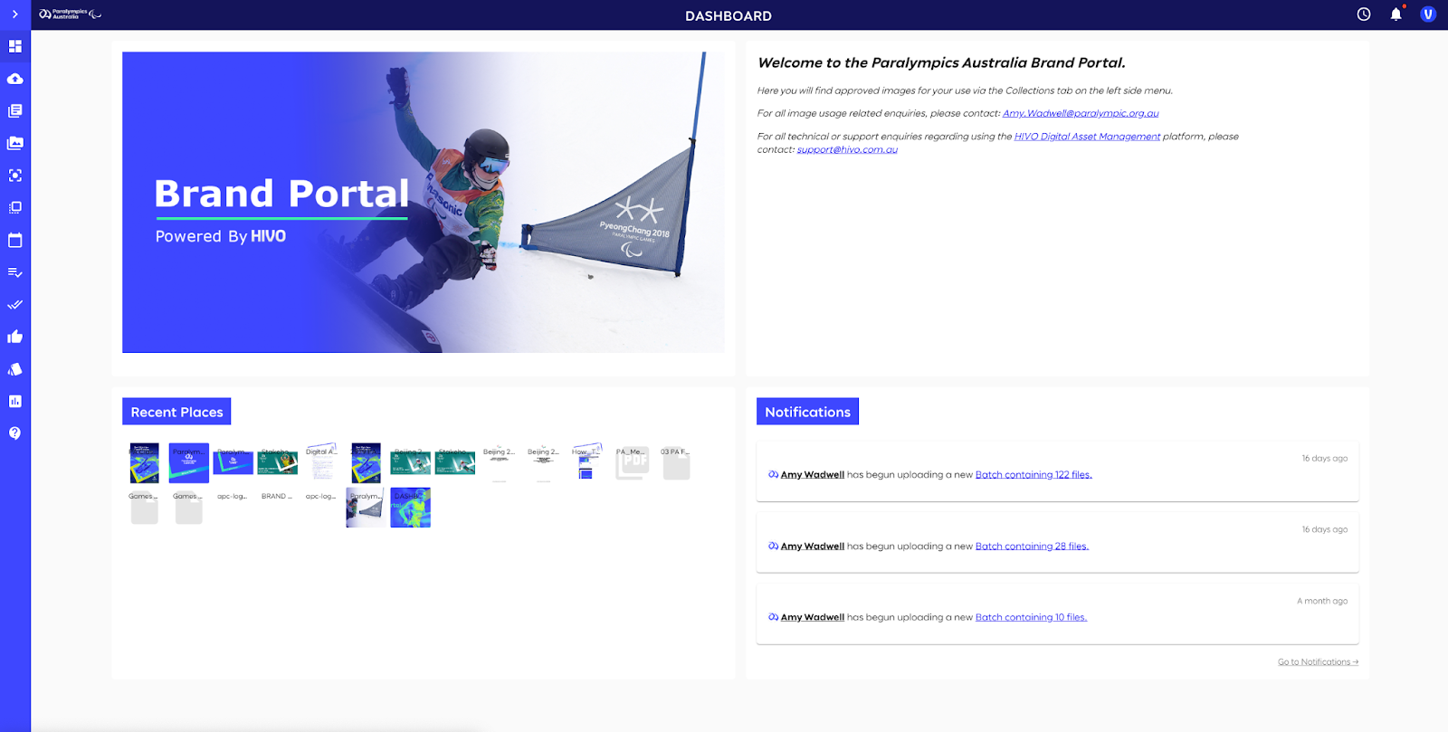 Digital Asset Management for Paralympics Australia HIVO