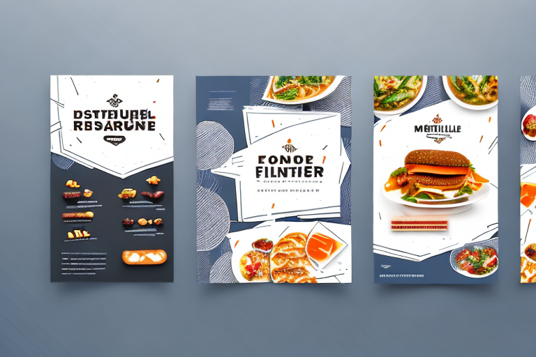 InDesign Template for Restaurant Flyer: HIVO