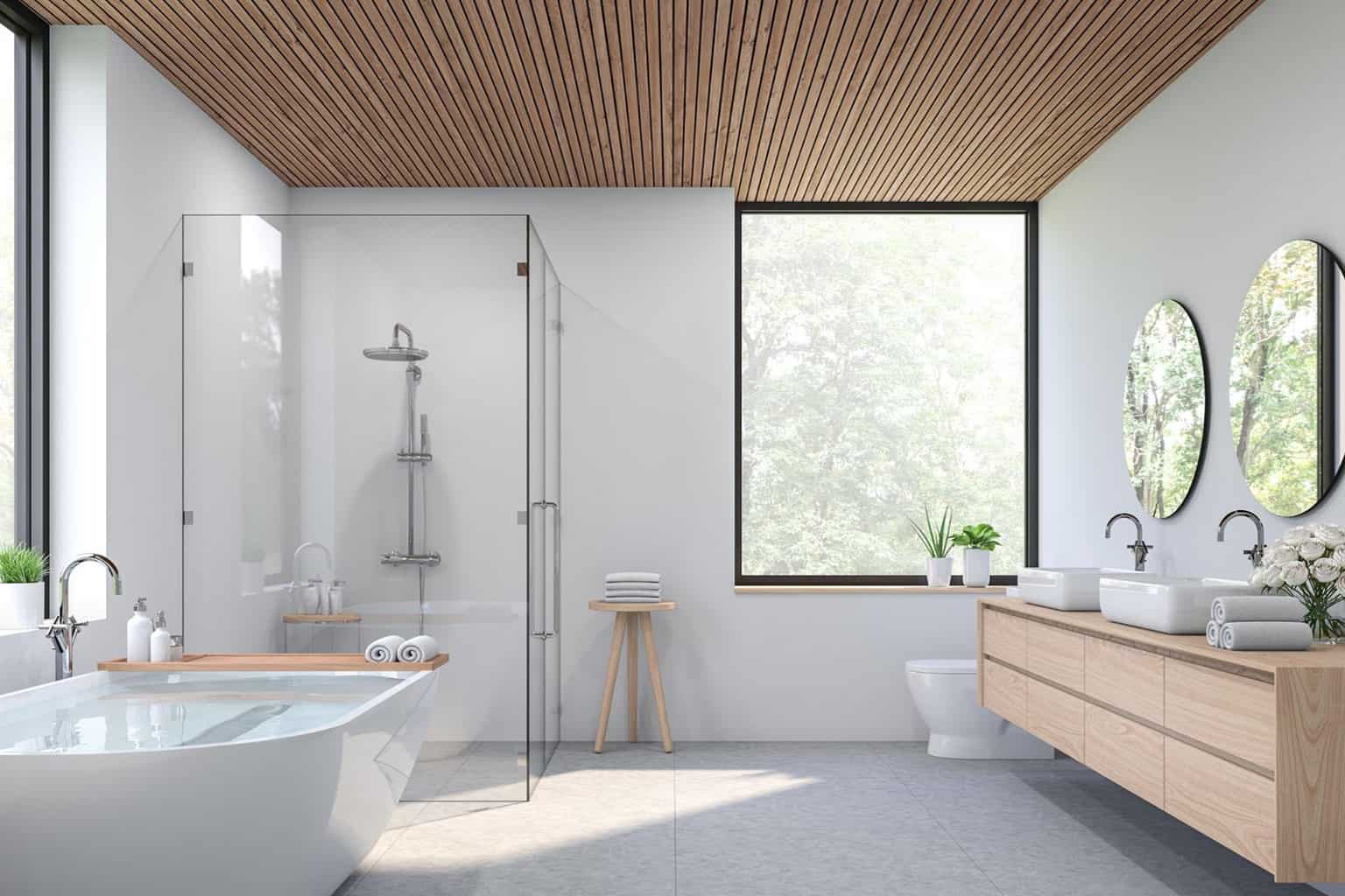 How to Have Large Bathroom Windows without Compromising Privacy Clera