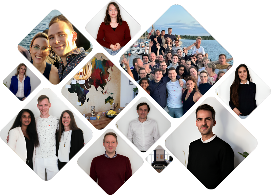 google partners overlaid over hotel bed