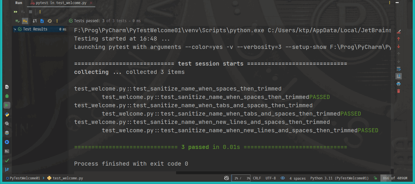 Testing Python Code 101 with PyTest and PyCharm | Hyperskill Blog