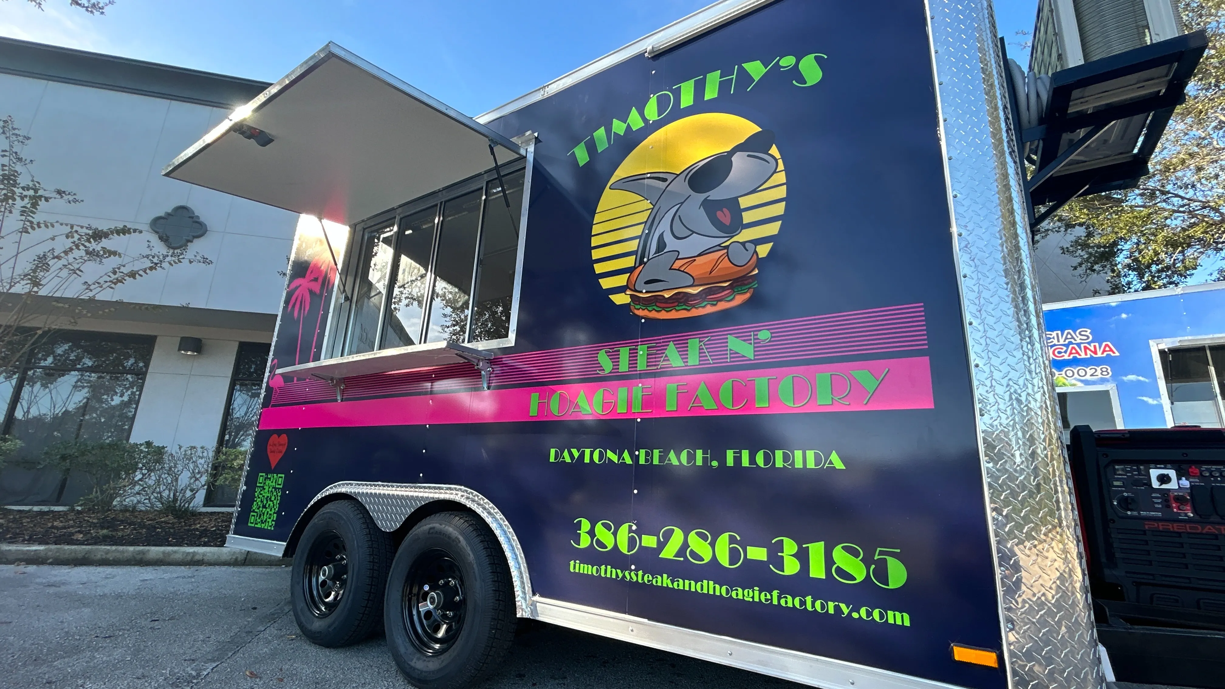 Timothy's Steak & Hoagie 8.5' x 14' Phoenix Food Trucks & Trailers