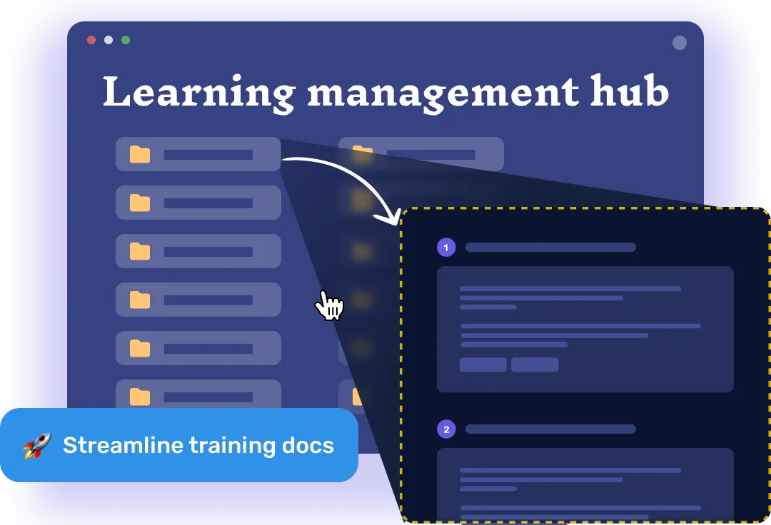 Learning management hub banner