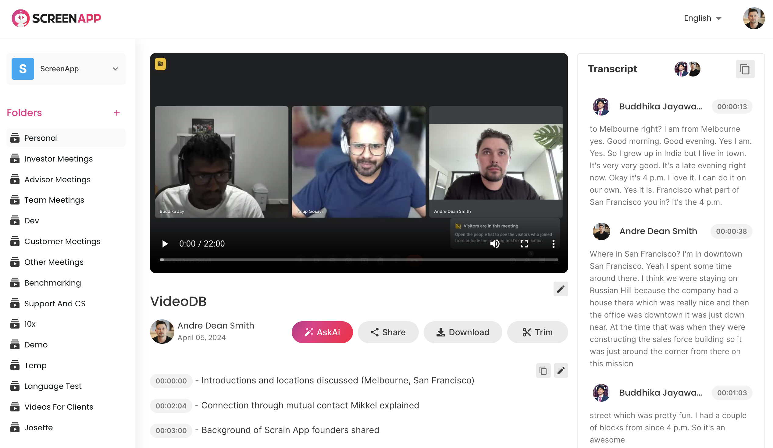 how to record a presentation on google meet