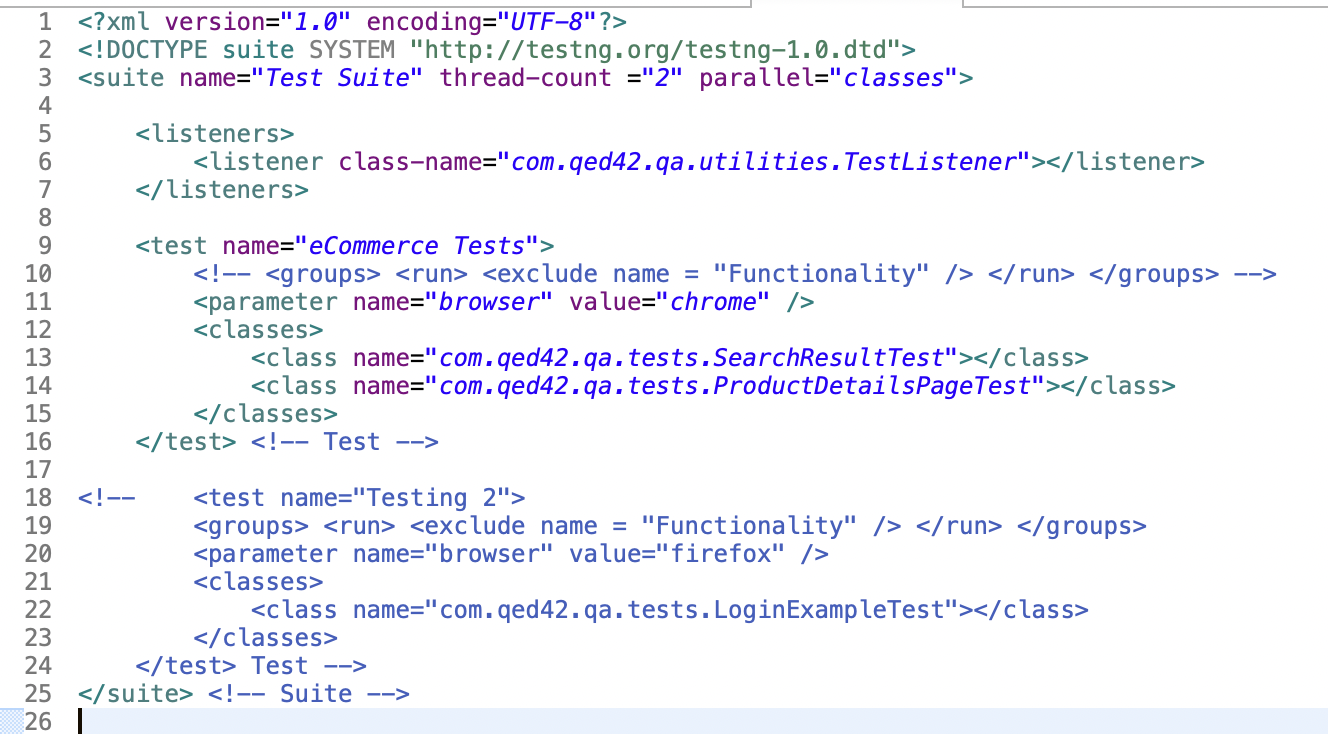Headway test execution and reporting