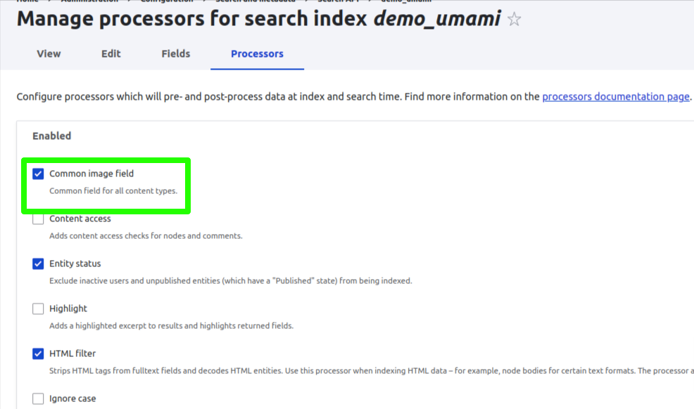 managing processors for search plugins