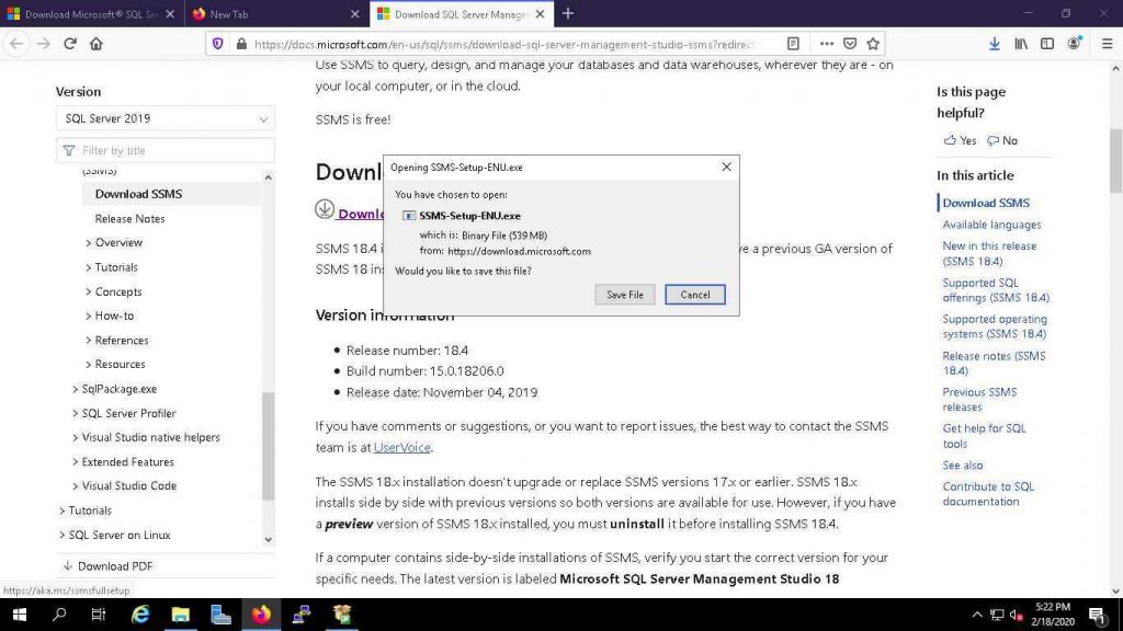 How to Install MS SQL Server 2019 Express Edition on Windows Server ...