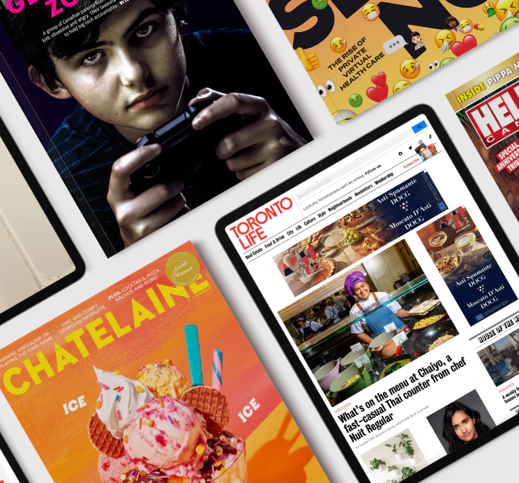 SJC magazines being displayed side by side.