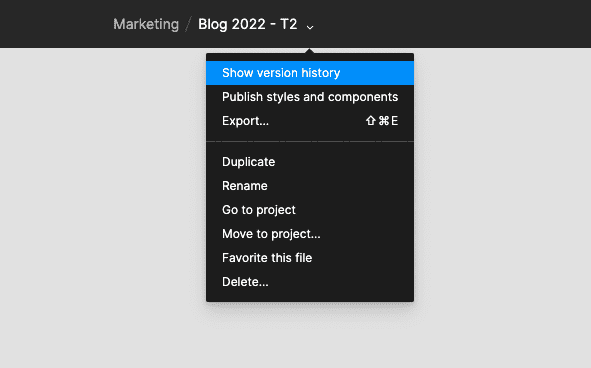 Figma History Checkpoint – Guide to branching – BTQPQV