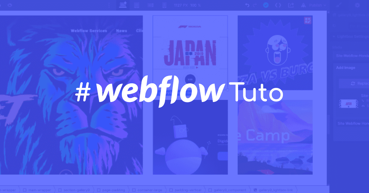 Comment lier des Lightboxes par groupes sur flow