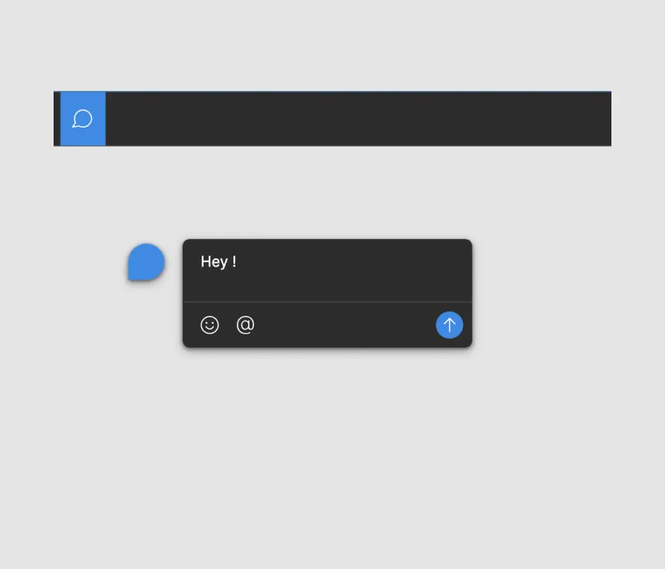 Image of comments in Figma