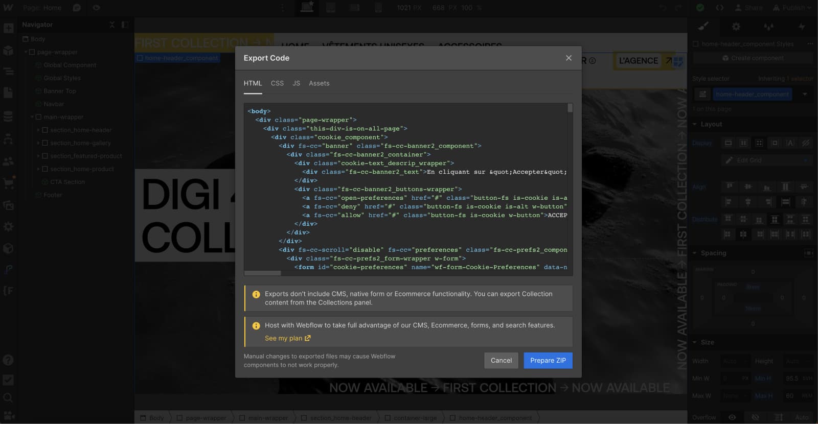 How and why export your flow site code?