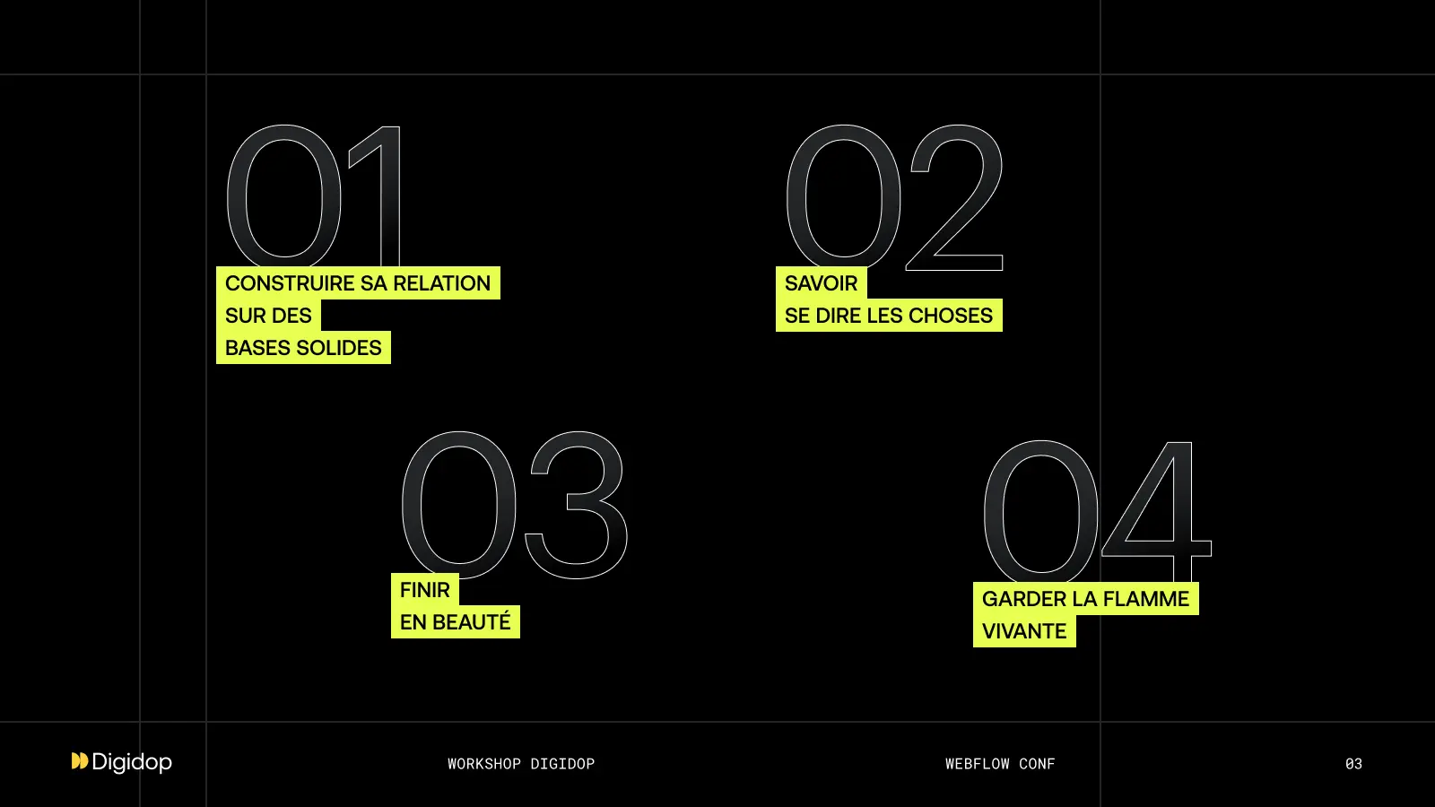 4 stages design - dev relationship