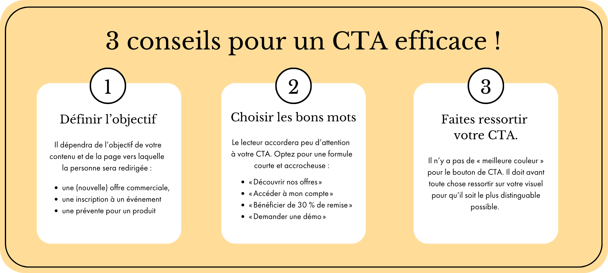 CTA bannière mail