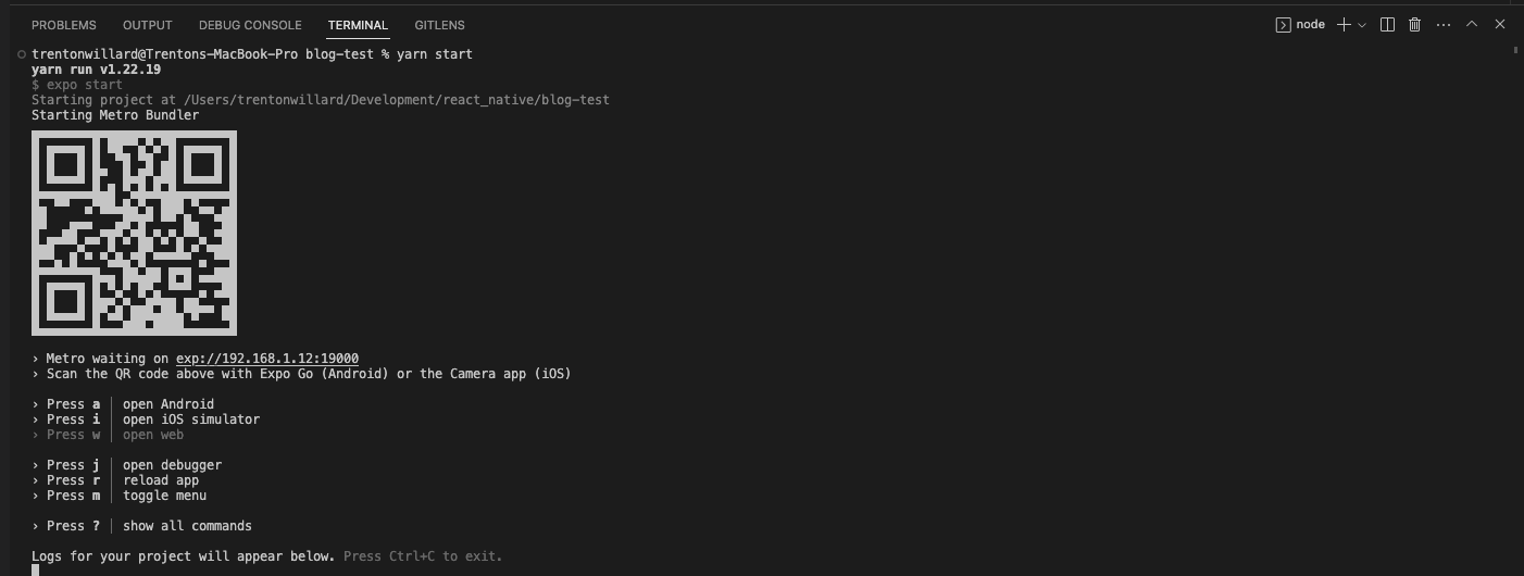 React Native Quick Start Expo, ESLint, Typescript, and Prettier