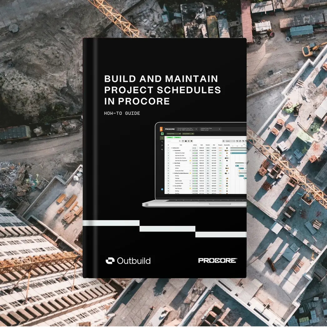 build and maintain project schedules in Procore, how-to guie