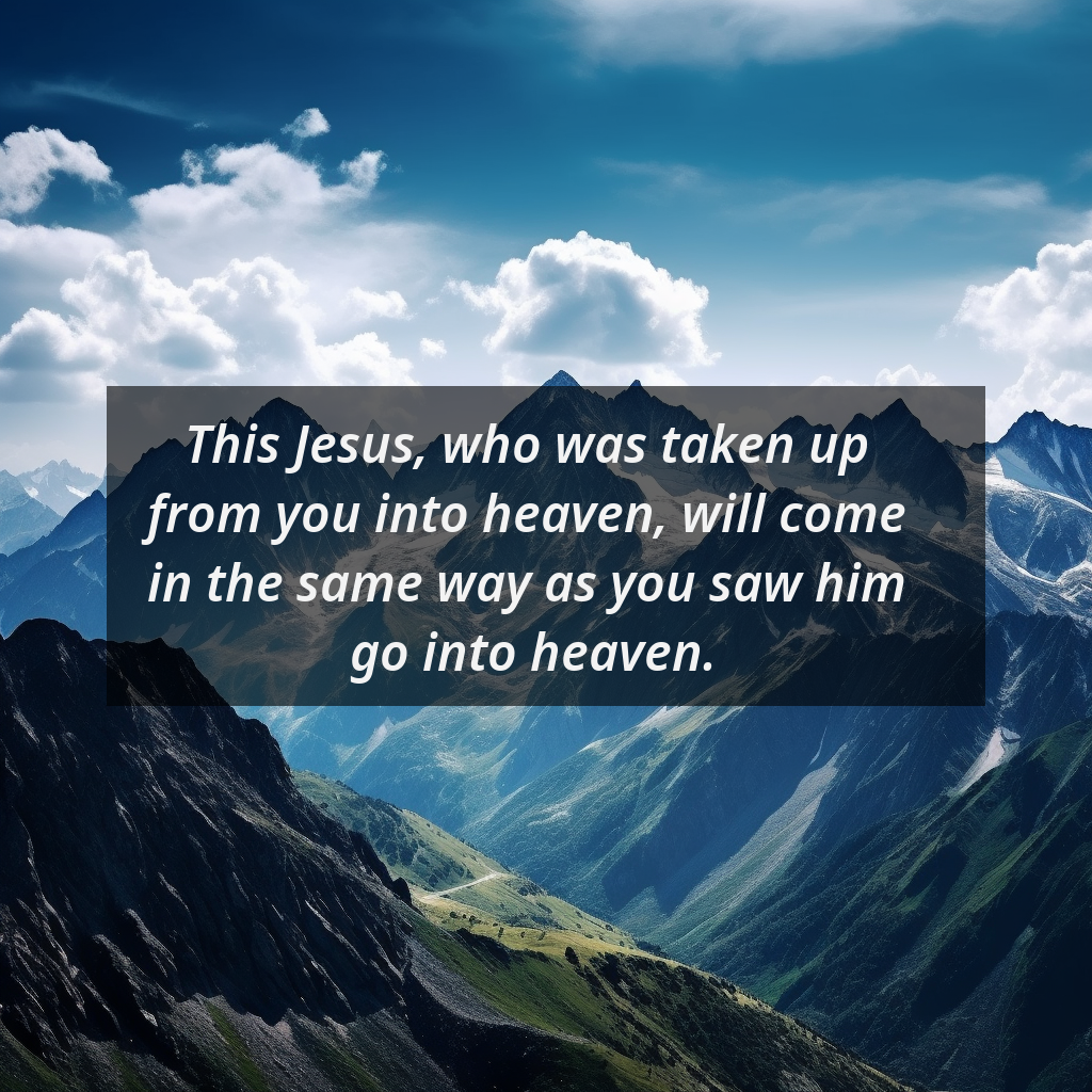 Bible Verses About Ascension