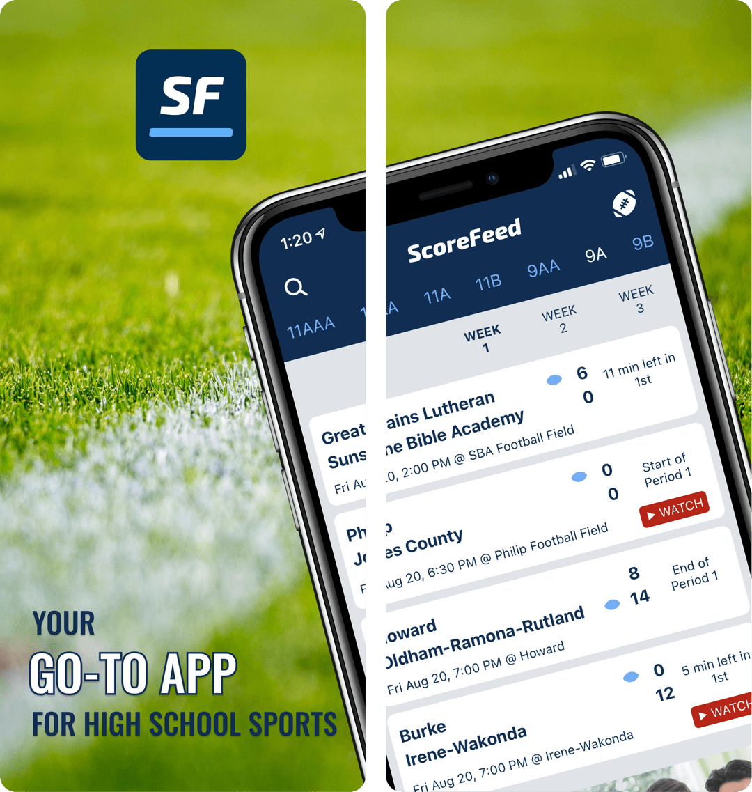 ScoreFeed - your go-to app for high school sports