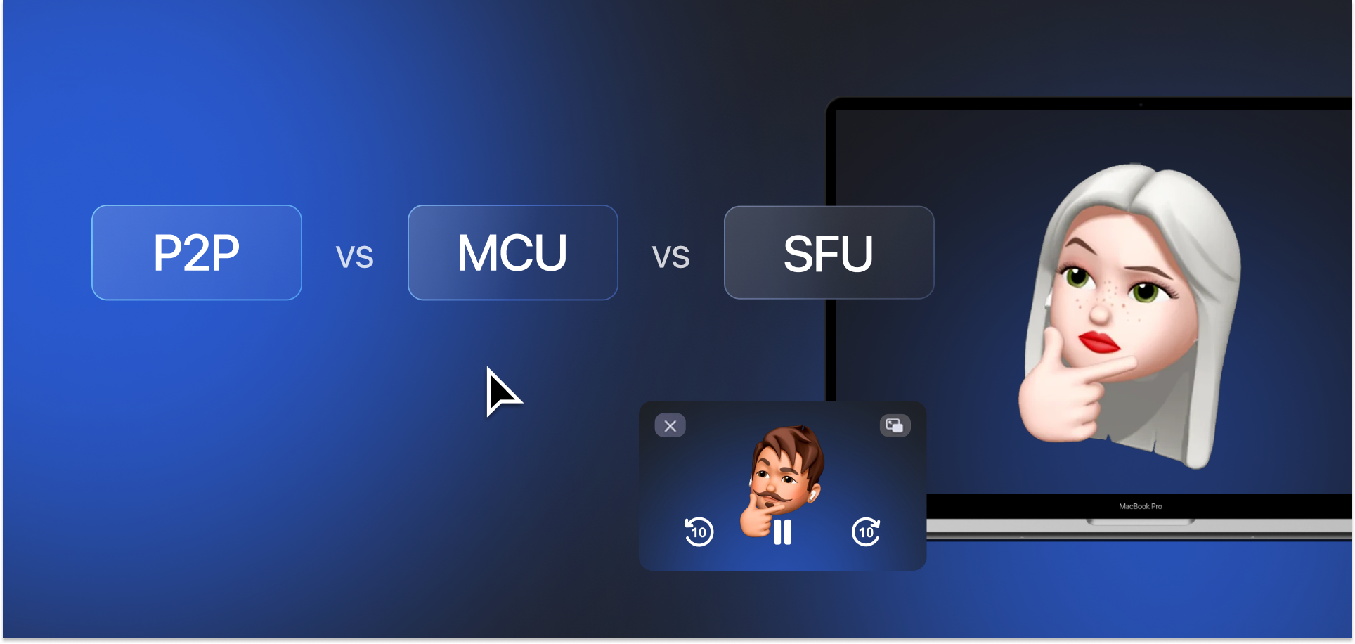 Архитектура видеочата: P2P vs MCU vs SFU — какой тип выбрать?