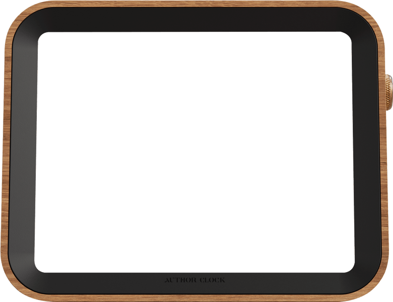 Author Clock A Novel Way To Tell Time