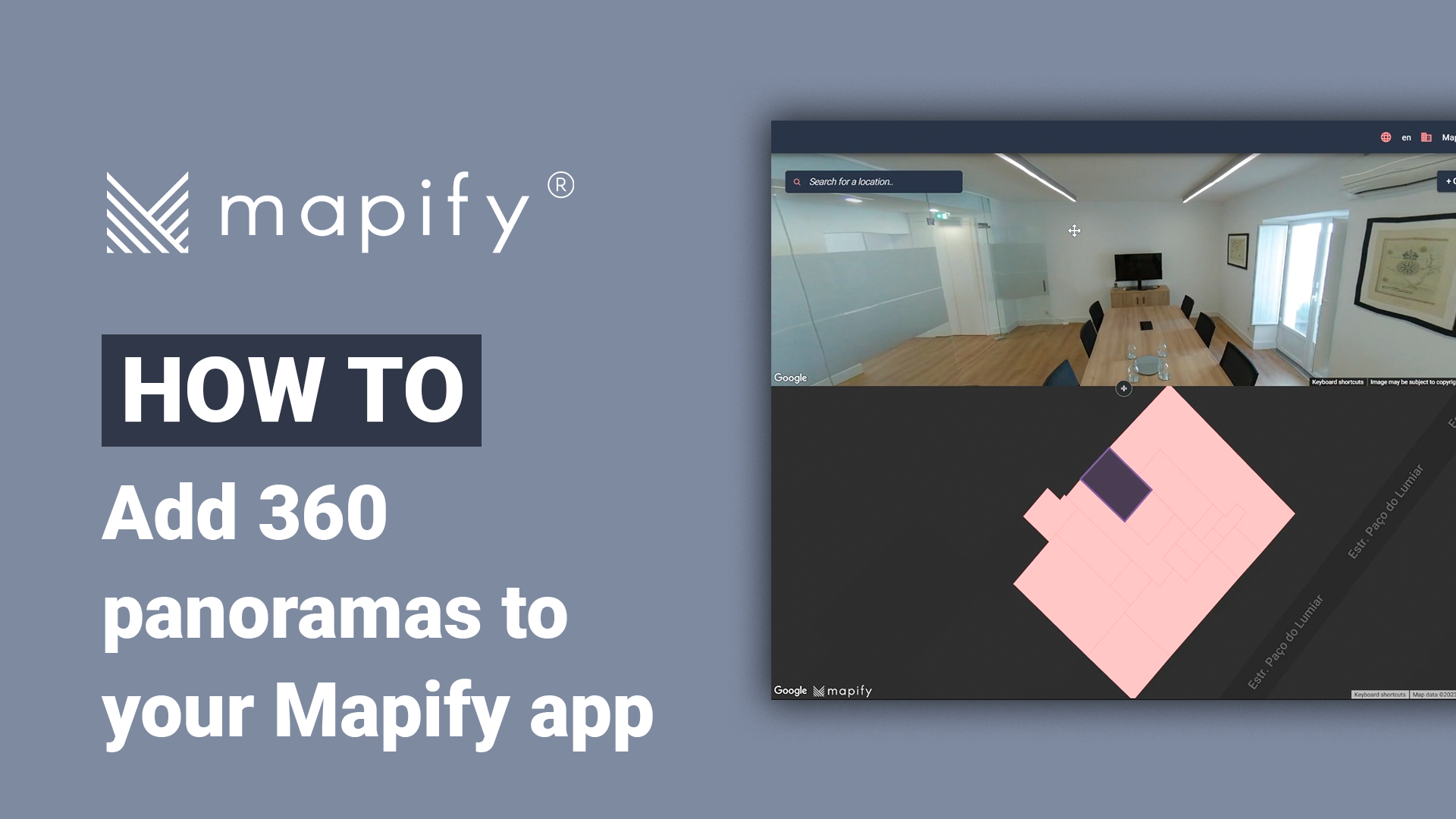 How To Add 360 panoramas to your Mapify app