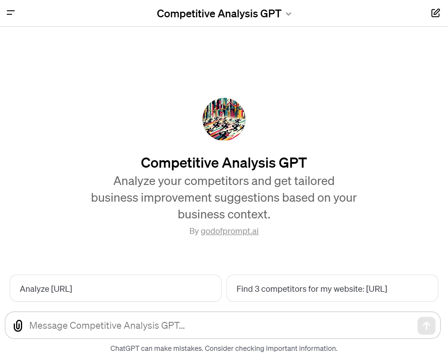 Competitive Analysis GPT - Analyze your competitors and get tailored ...