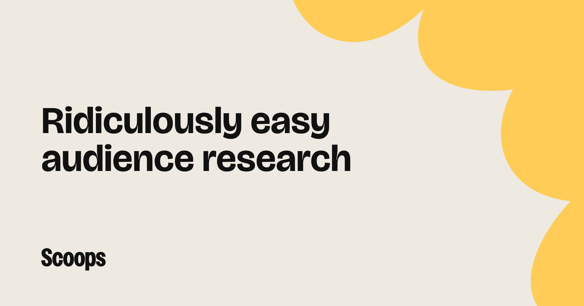 Scoops — AIpowered surveys and automated analysis