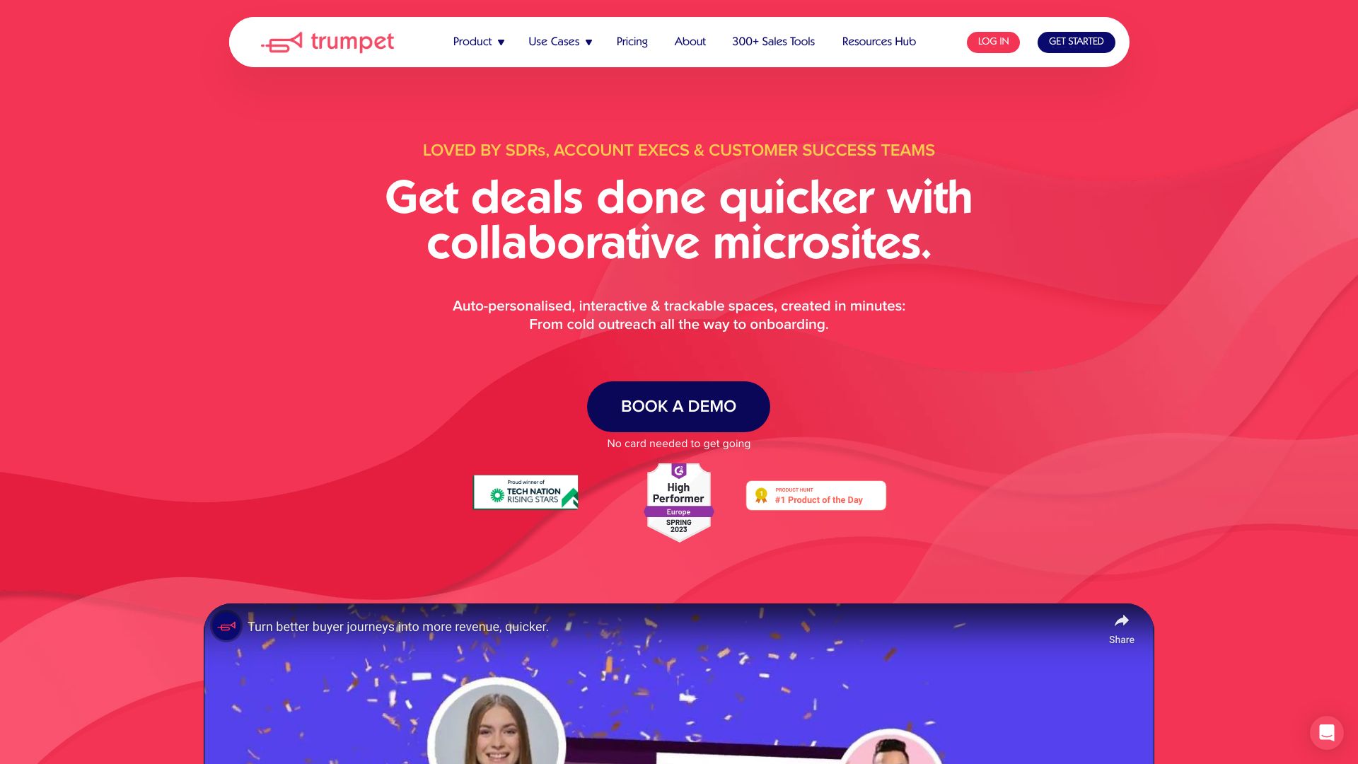 Trumpet Revolutionary sales platform personalizes, engages, and accelerates deal closures