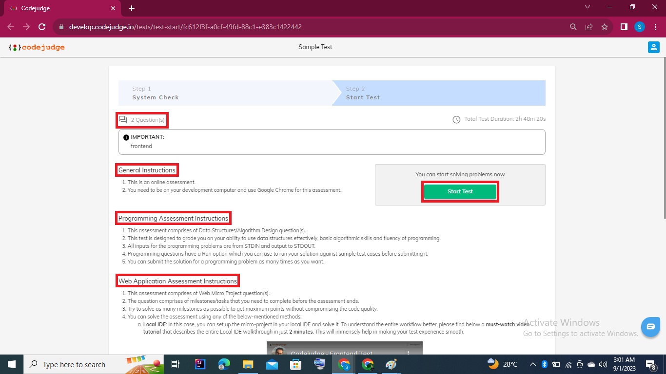 Taking a Sample Test: Step-by-Step Guide for Candidates | Codejudge