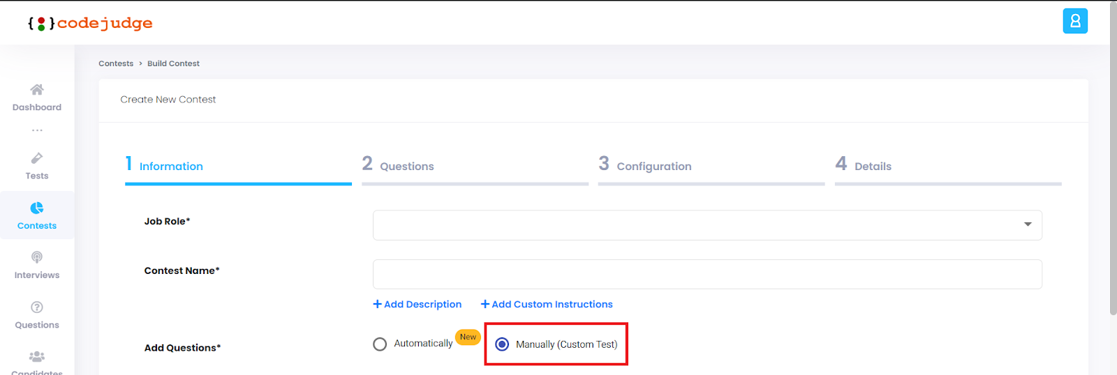 Creating Contests: Building Your Own | Codejudge