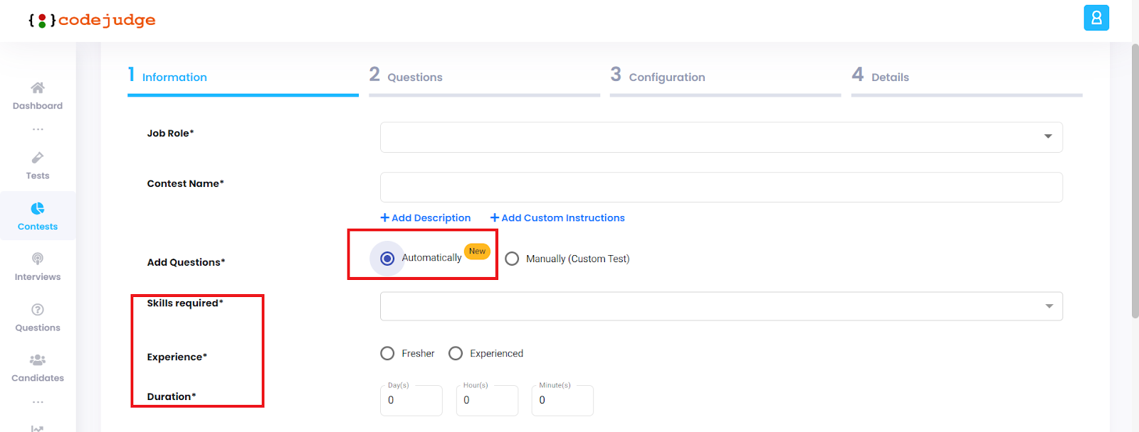 Creating Contests: Building Your Own | Codejudge