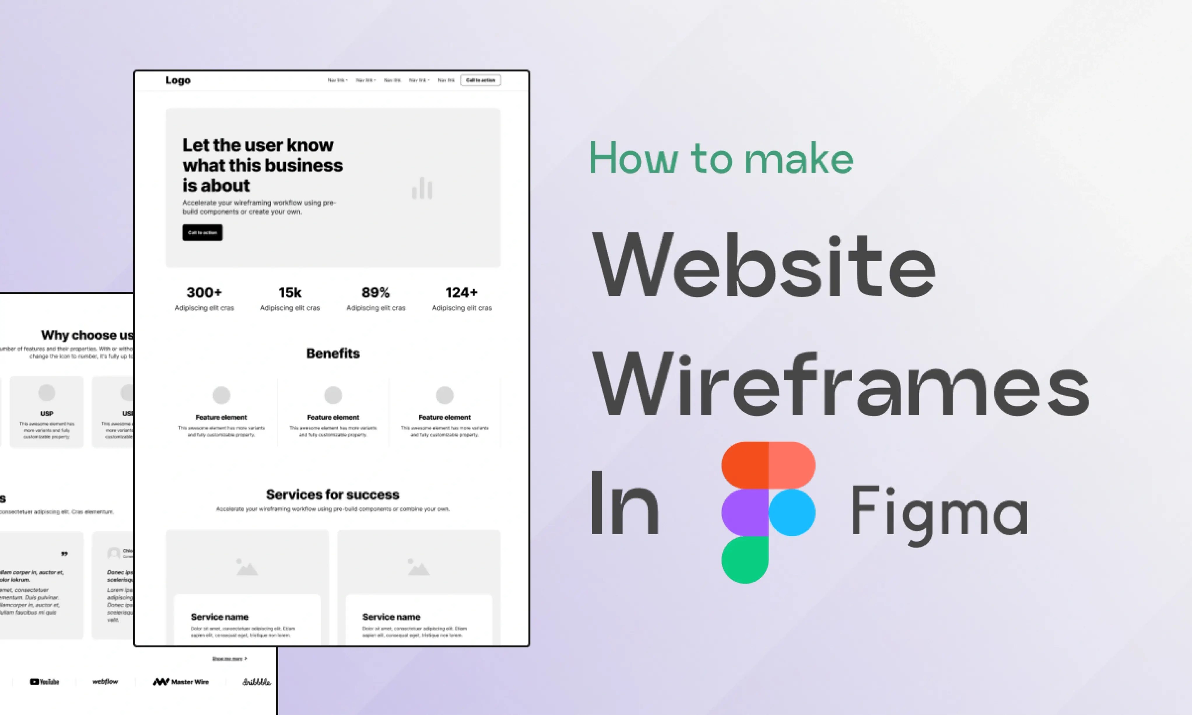 How to make website wireframe in Figma cover