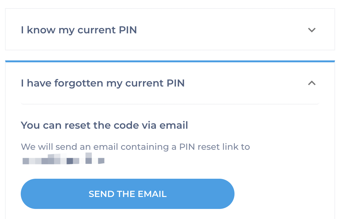 Help Center How to reset your pin?
