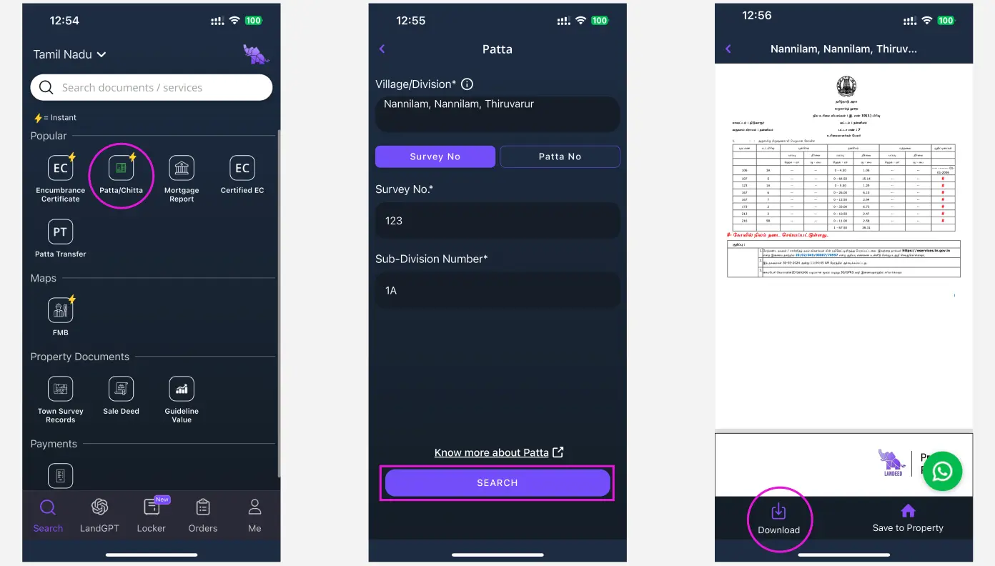 A Guide to Patta and Chitta Documents Tamil Nadu Land Revenue Records