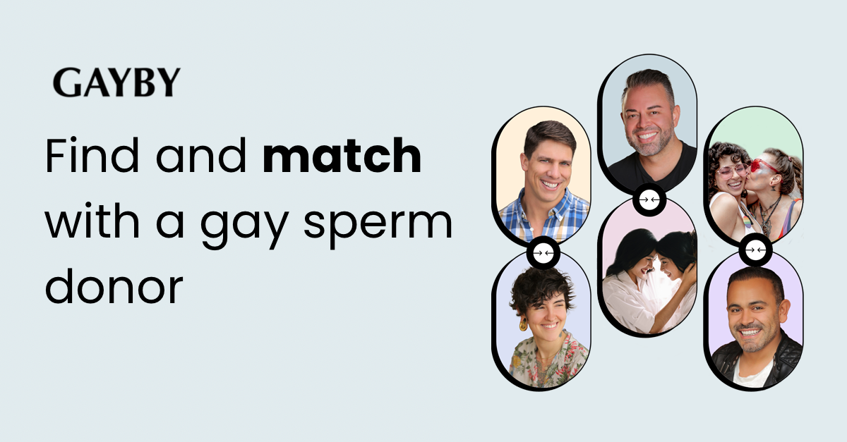 Gayby - Match with a Gay Sperm Donor