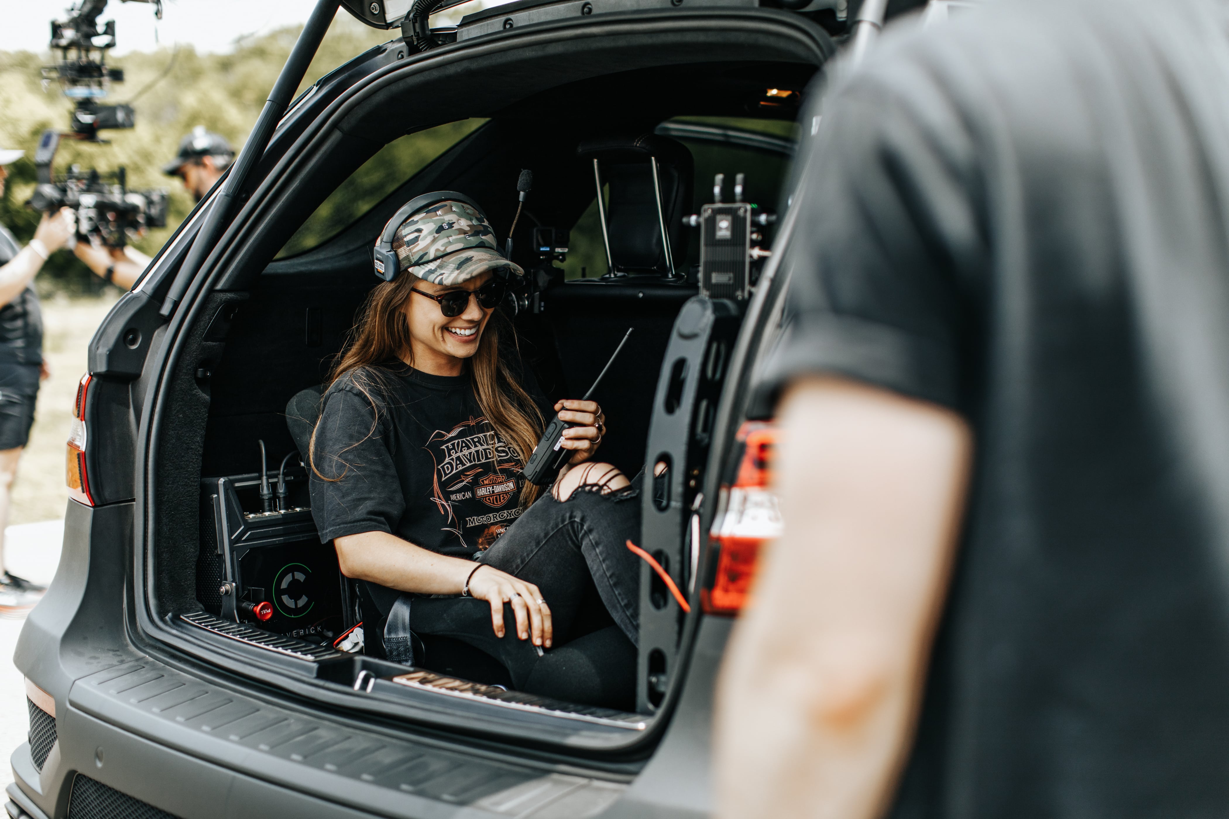 The Personnel Inside a Pursuit Vehicle/Camera Car