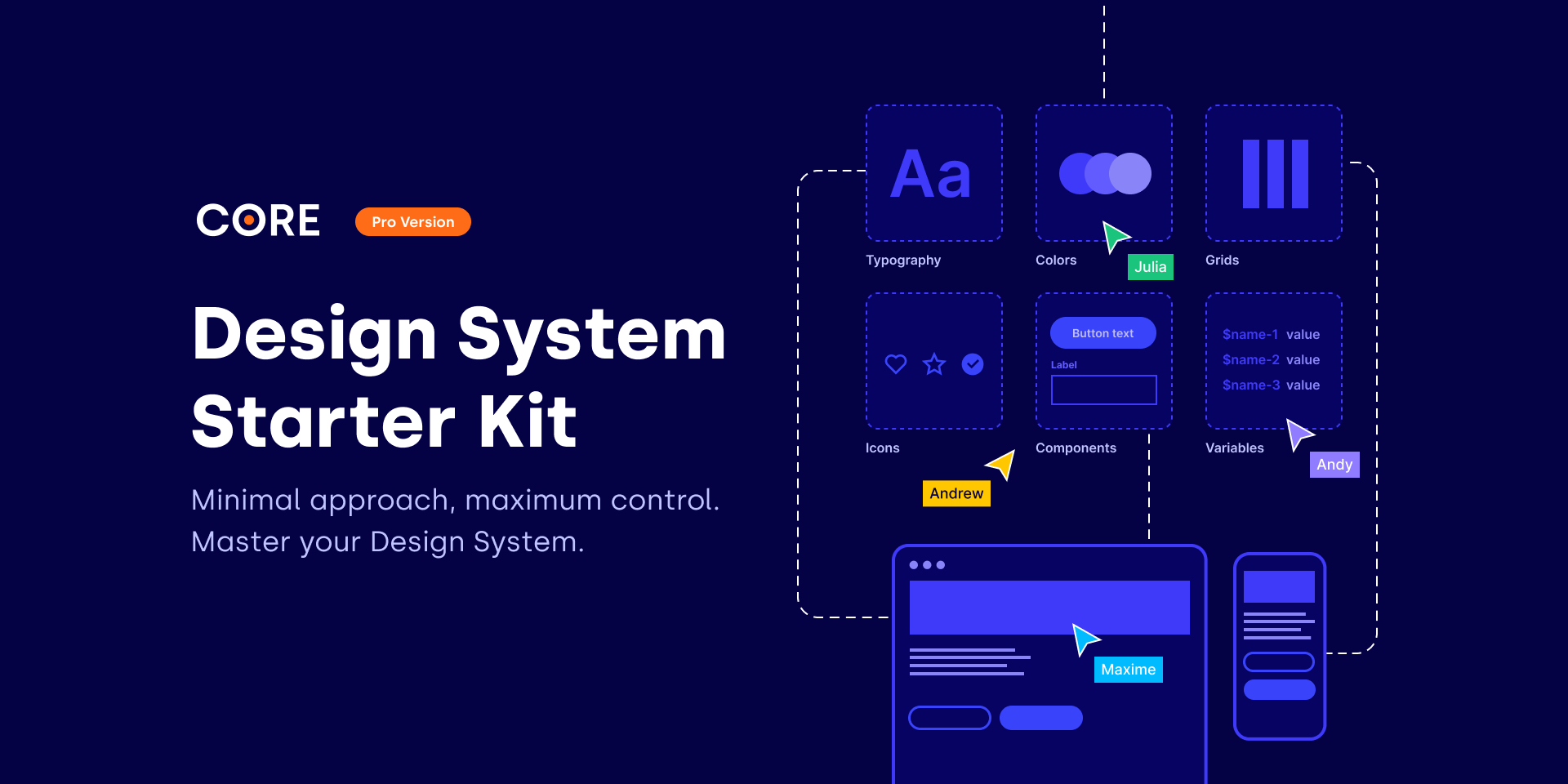 Core - Design System Starter Kit for Figma