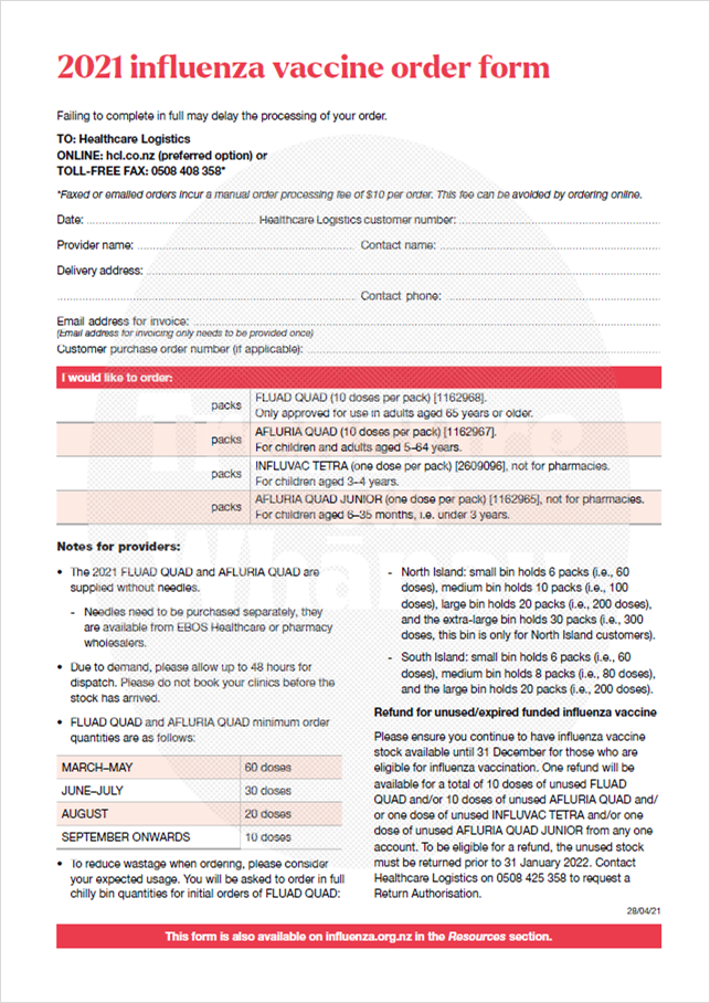 Resources | Influenza - Immunisation & Vaccination Info, NSIG New Zealand