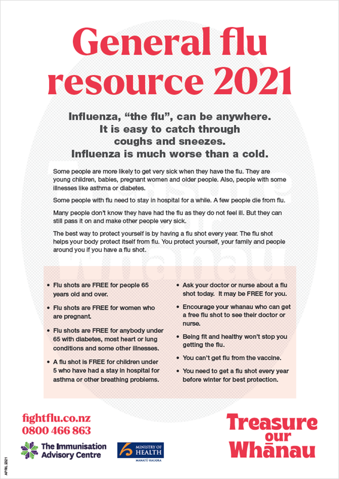 Resources | Influenza - Immunisation & Vaccination Info, NSIG New Zealand