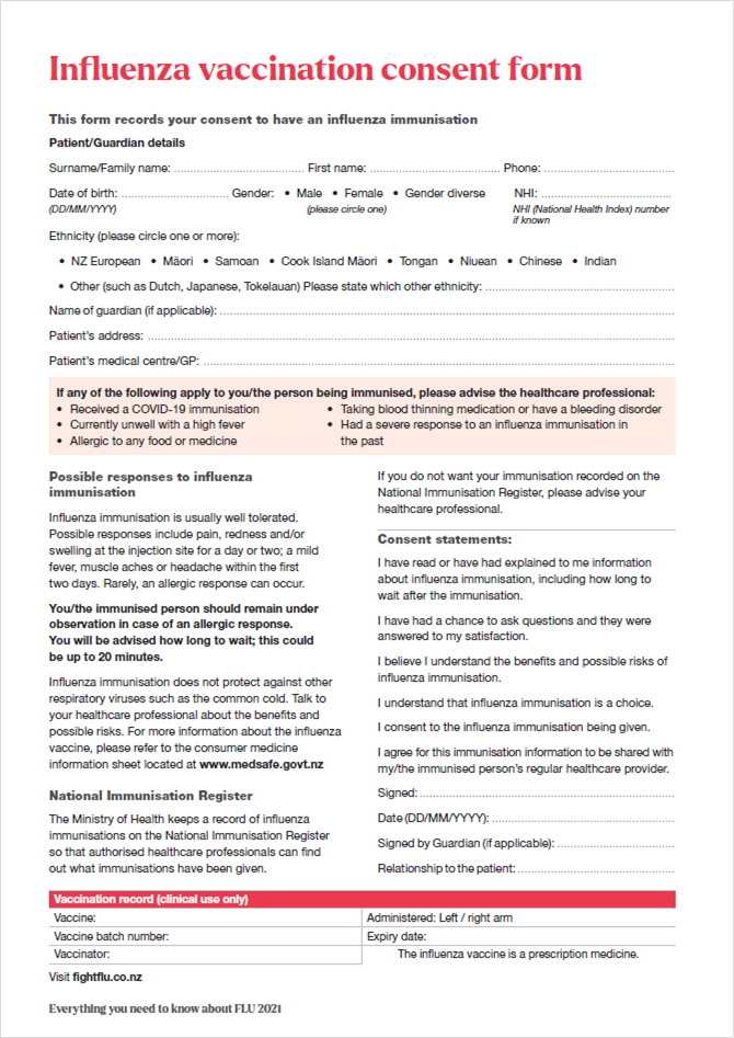 Resources | Influenza - Immunisation & Vaccination Info, NSIG New Zealand