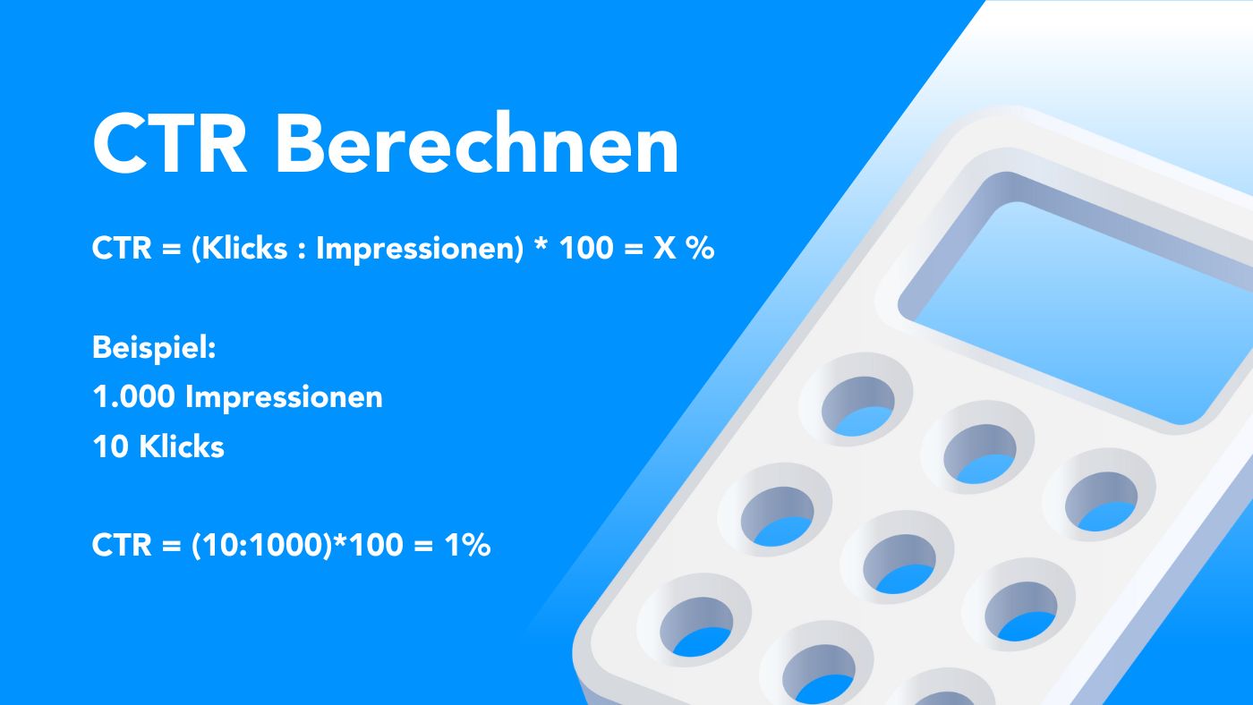 Ø Klickrate: Was ist eine gute Click-Through-Rate (CTR)?