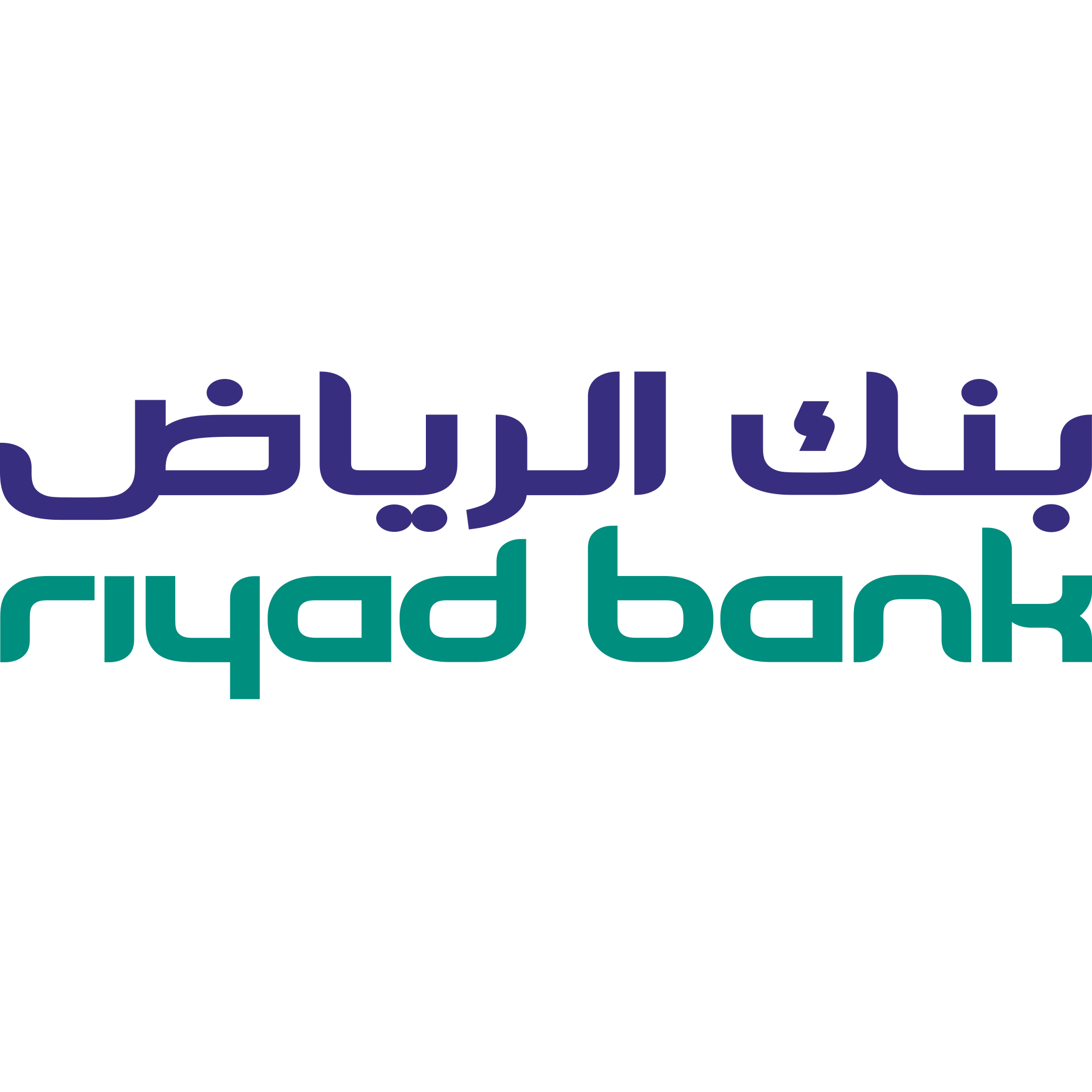The corporate log of Riyad Bank - a leading banking organisation in Saudi Araba