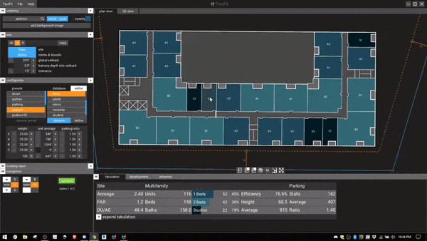 TestFit 2.0: Building Configurator