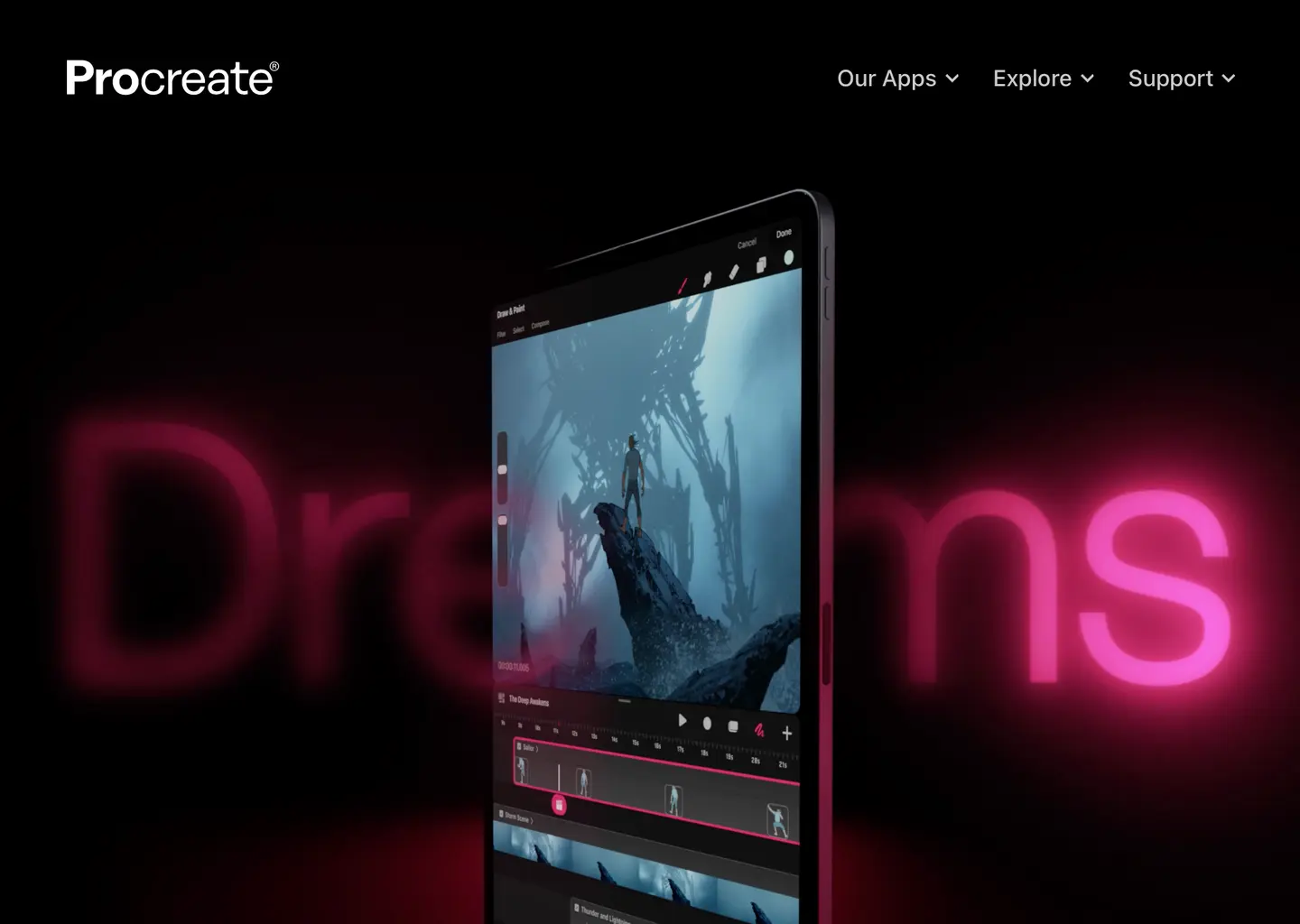 Procreate Dreams Narrow Labs Web Design Inspiration Procreate Dreams Narrow Labs Web Design Inspiration