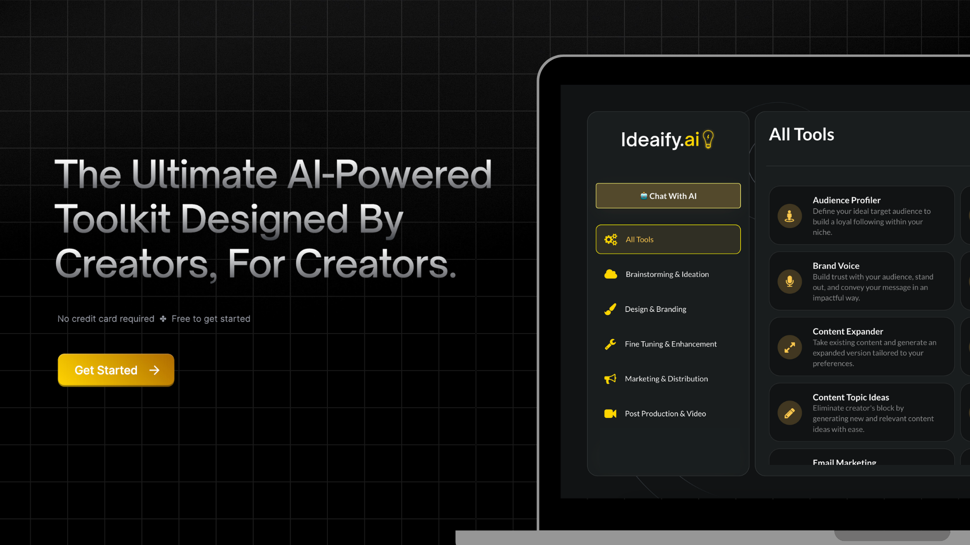 Ideaify AI - Supercharge Your Content Creation with AI Tools | Boost Productivity, Save Time, and Create High-Quality Content Faster