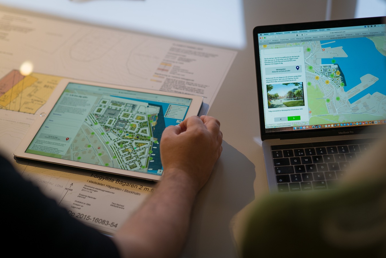 Digital map-based community engagement in all planning scales
