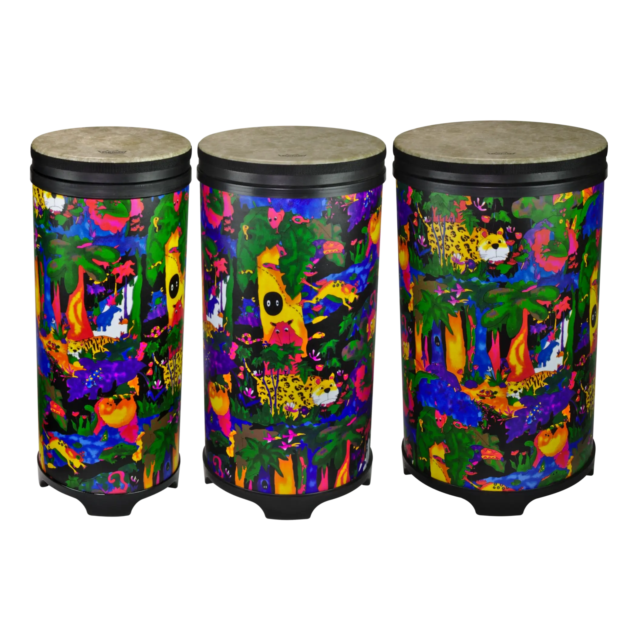 Kids Percussion® Tubano® Fliptop® Nested Set includes 3 Fliptop® Tubano® drums in sizes 10", 12" and 14" designed of children 5 and over and produce a professional-quality sound with essential drum tones, while being very easy on the hands.
