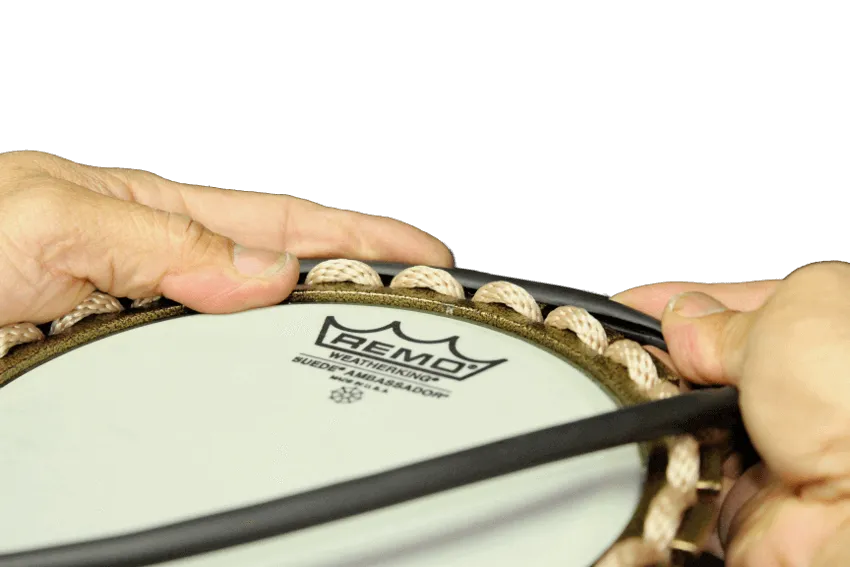 Replacing Drumheads & Tuning Remo Talking Drum Remo