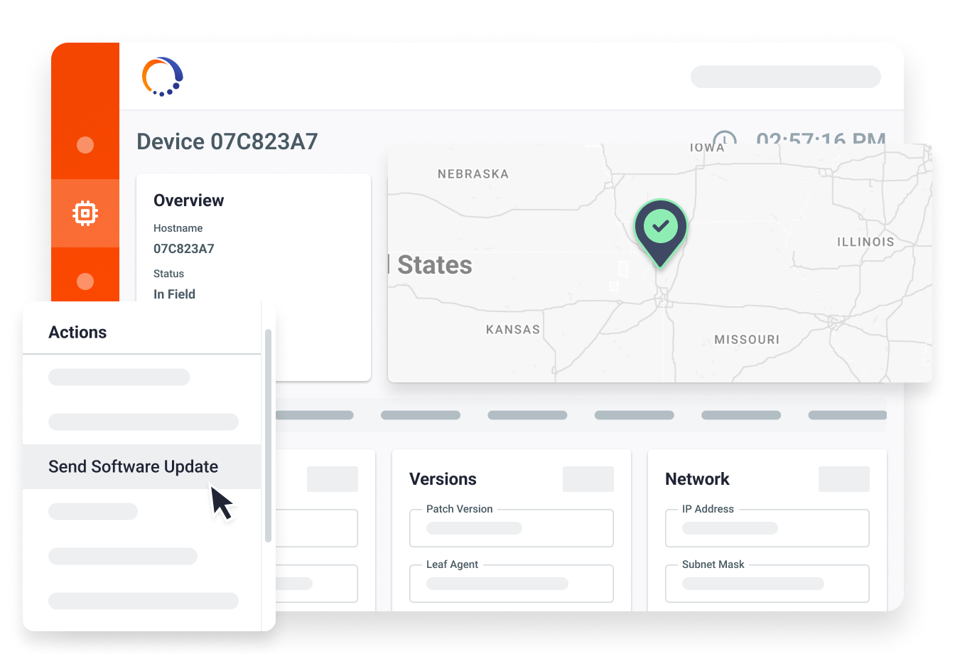 Canopy RMM dashboard example showing more device details