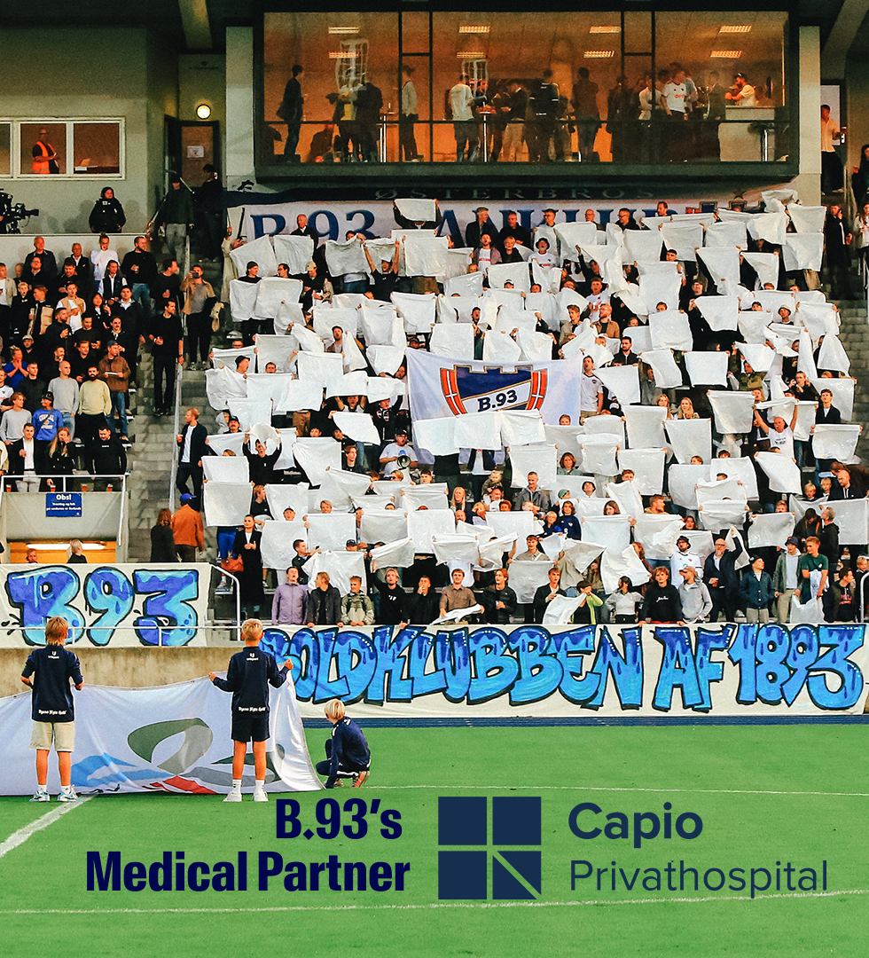 Capio præsenteres som ny Medical Partner for B.93 B.93